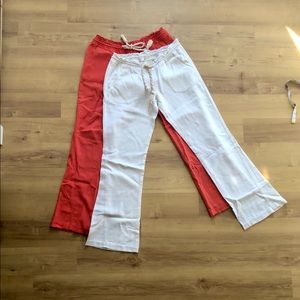 Roxy linen pants two colors!